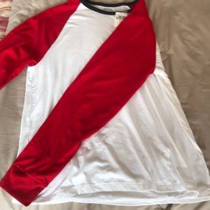 Polo Ralph Lauren red and white long sleeve